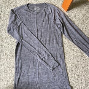 Men’s Grey Ibex Merino wool shirt